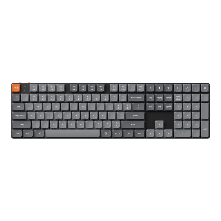 Keychron K5 Max full-size low-profile keyboard in black