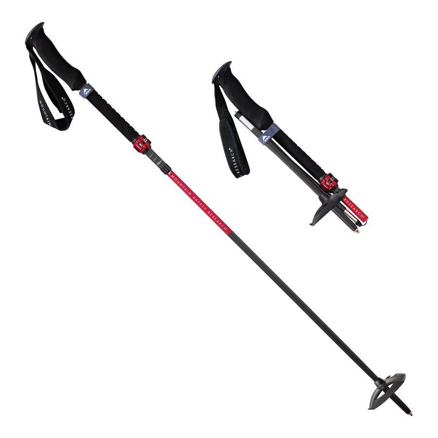 MSR DynaLock Ascent Carbon folding trekking poles
