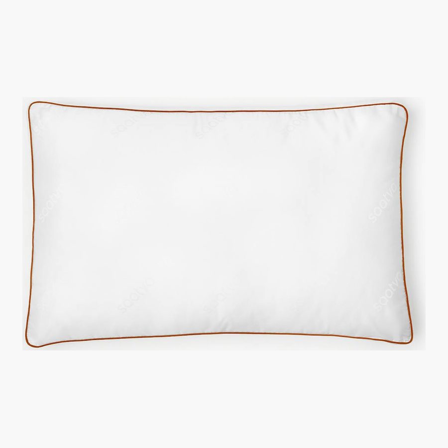 Saatva Latex Pillow with contrast piping